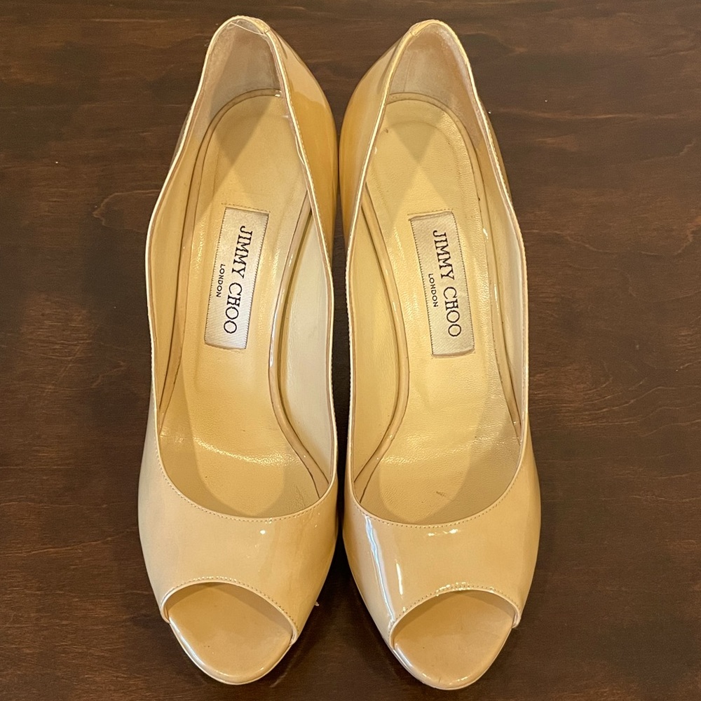Jimmy Choo Classic Peep Toe Pump
